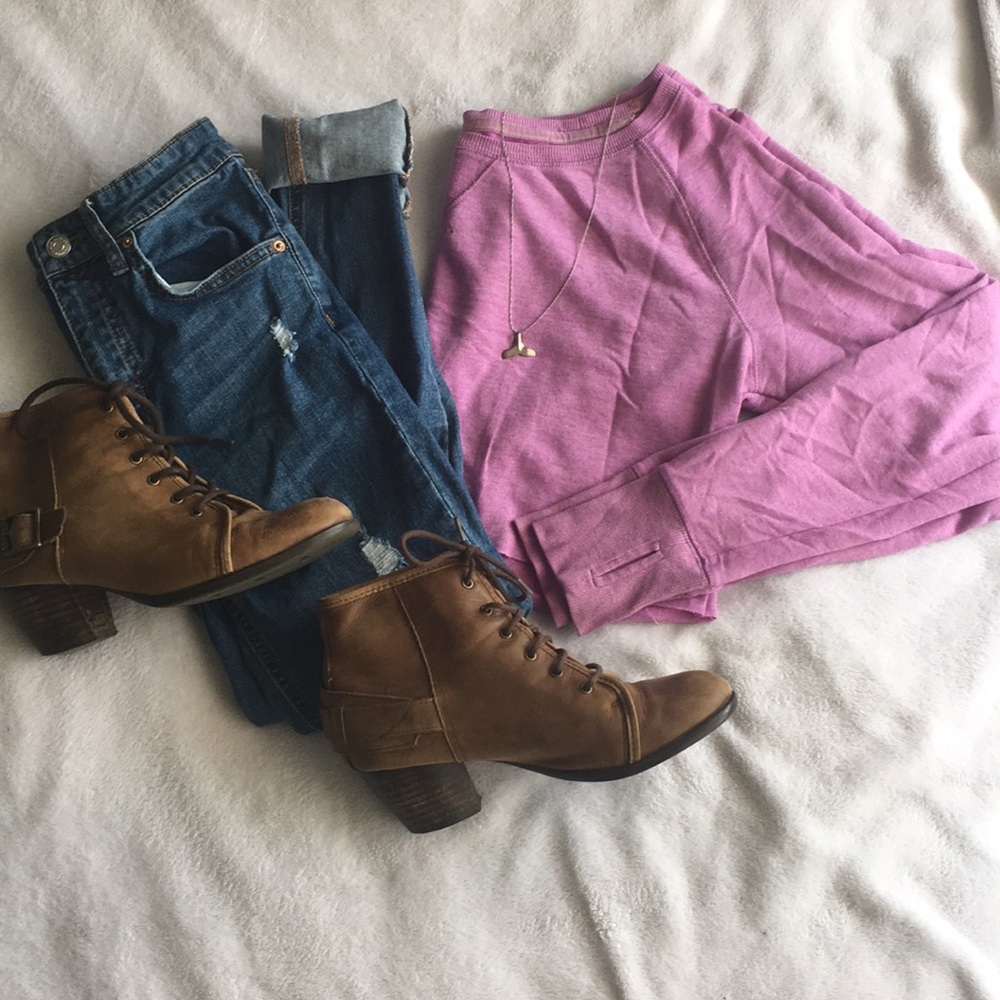 Purple crop top